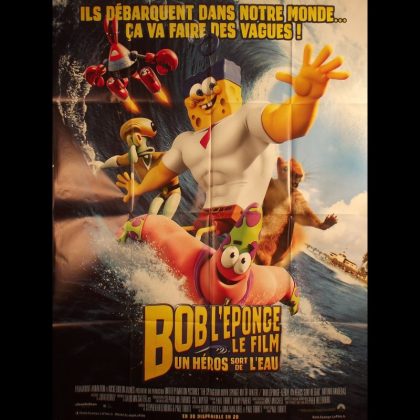 BOB L'EPONGE un heros sort de l'eau