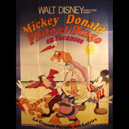 MICKEY DONALD PLUTO ET DINGO EN VACANCES