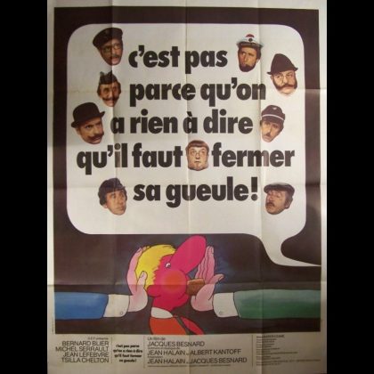 C'EST PAS PARCE QU'ON A RIEN A DIRE QU'IL FAUT FERMER SA GUEULE