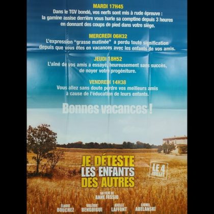JE DESTESTE LES ENFANTS DES AUTRES