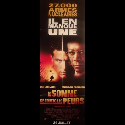 LA SOMME DE TOUTES LES PEURS - Titre original : THE SUM OF ALL FEARS