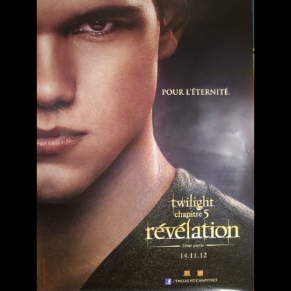 TWILIGHT CHAPITRE 5 JACOB BLACK (AFFICHE ROULÉE)