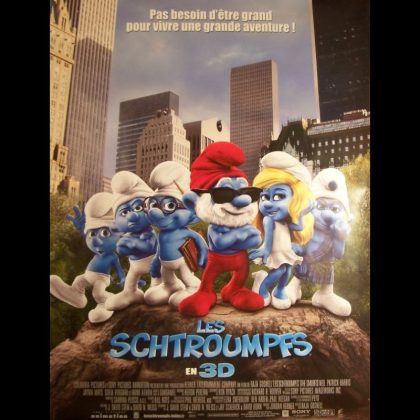 SCHTROUMPFS (LES) (AFFICHE ROULÉE)