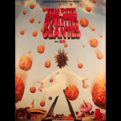TEMPETE DE BOULETTES GEANTES VISUEL B - Titre original : CLOUDY WITH A CHANCE OF MEATBALLS