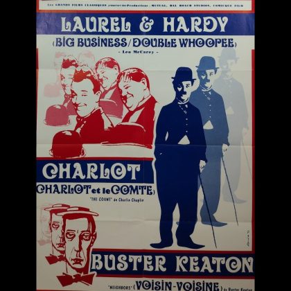 LAUREL ET HARDY CHARLOT BUSTER KEATON (4 COURTS METRAGE MUETS)